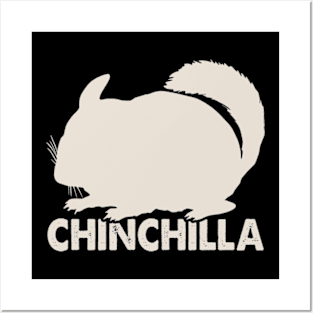 Curls and Cuteness Chinchilla Couture, Urban Tee Treat for Pet Lovers Posters and Art